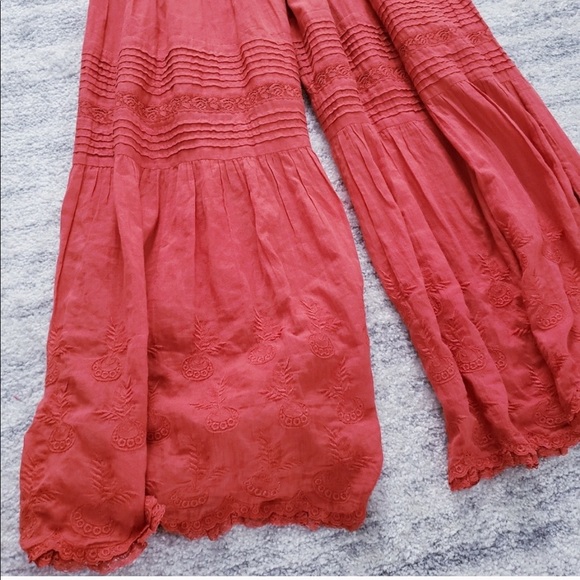 Free People Pintuck Embroidered Crochet Jumpsuit - Picture 6 of 11